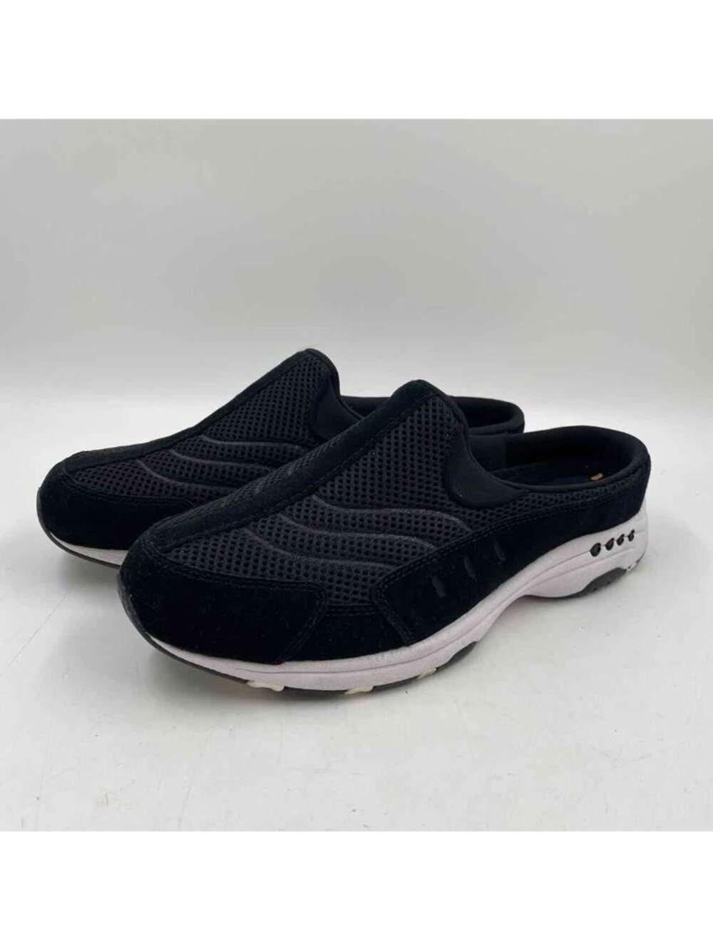 Easy Spirit Women's Shoe Size 9.5 Black Textured Mules - Picture 1 of 4